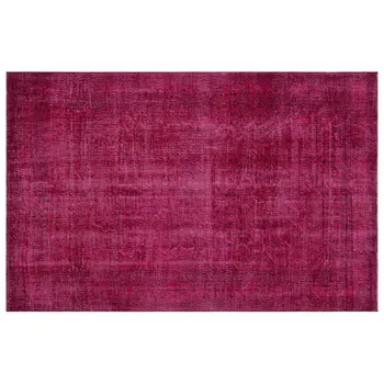 

Handmade Fuchsia Vintage Overdyed Turkish Area Rug 169x261 Cm-5'7''X8'7''