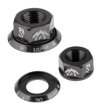 

2pcs M10 Nut Folding Fixed Gear Bike Wheel Hubs Rear Axle Screw Hardware