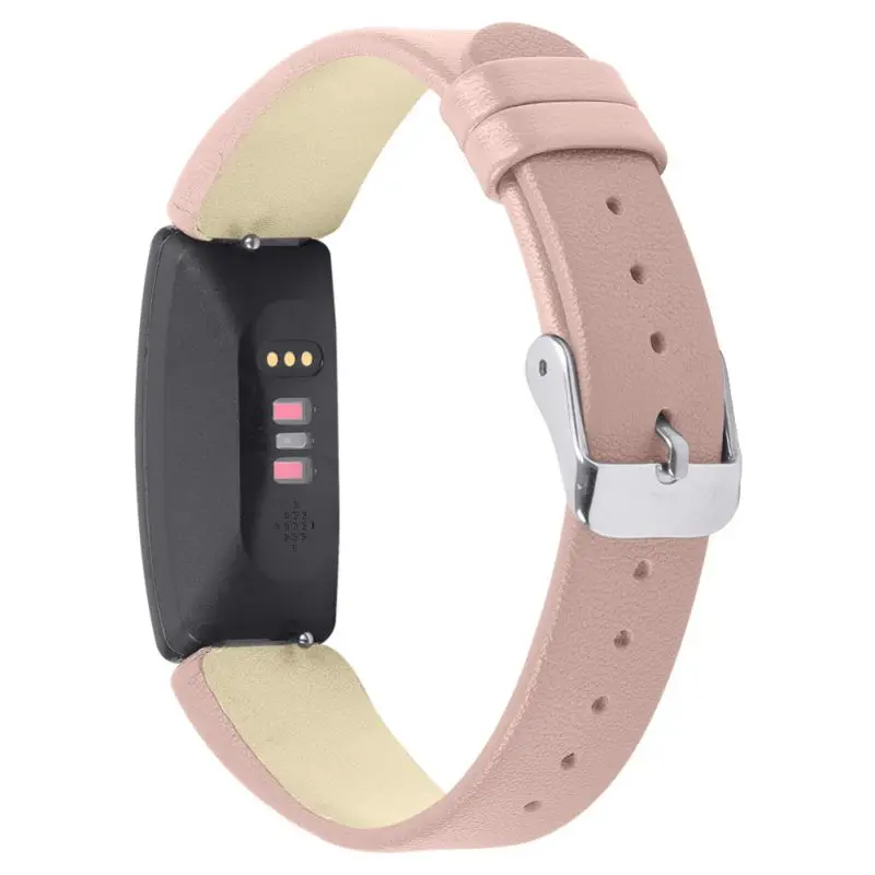 Кожаные ремешки из натуральной кожи тонкие сменные браслеты для Fitbit Inspire/Inspire HR Браслеты Аксессуары Классический ремень