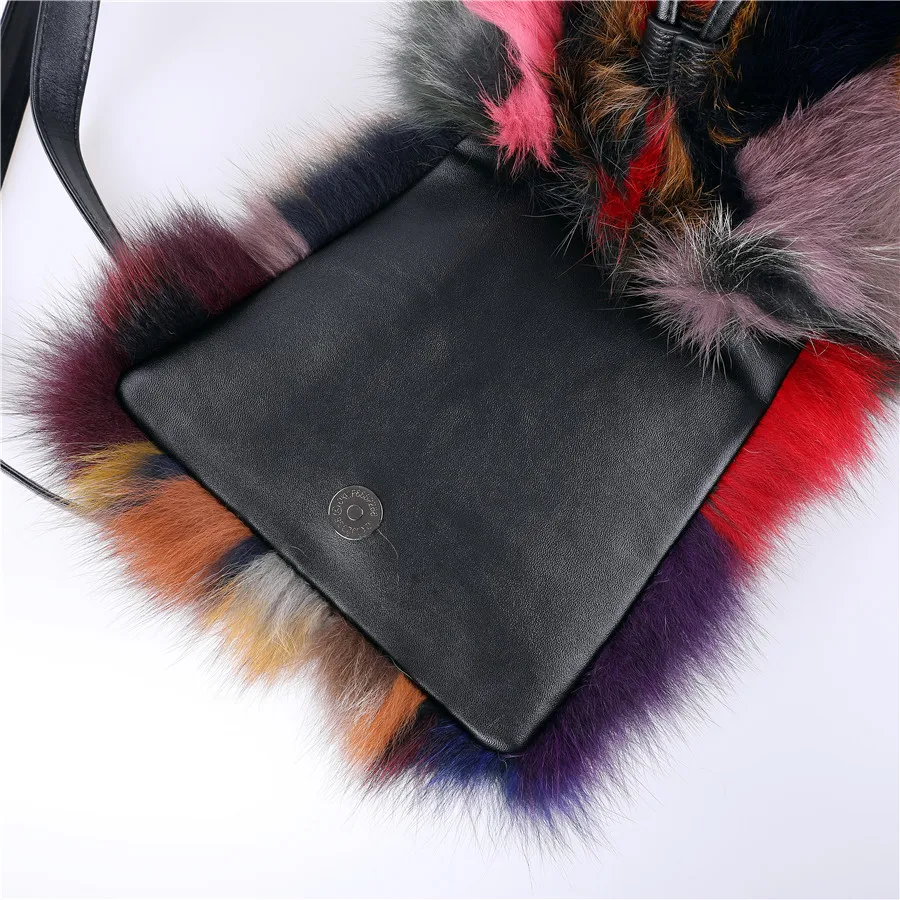 cool backpacks accessories	 New Arrival Fashion Women's Fox Fur Backpack Real Fur Fur Shoulder Bag Girl's Luxury Bags Multicolor stylish eco friendly backpacks