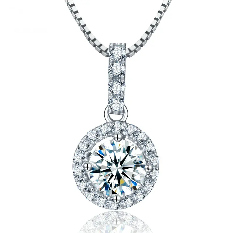 Любовь 18K золотой бриллиантовый кулон для женщин Мода и ювелирные украшения для свадьбы и помолвка