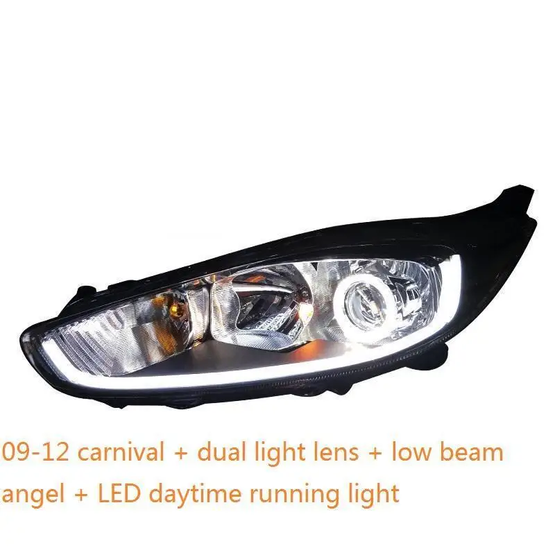 Number 3 Аксессуар Наружный боковой указатель поворота Led Drl Запчасти для стайлинга автомобиля освещение фары задние фонари 09 10 11 12 для Ford Fiesta - Цвет: Number 3