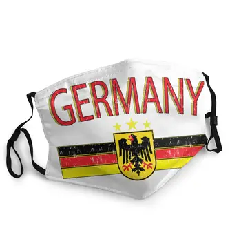 

Germany German Eagle Flag Non-Disposable Mouth Face Mask Anti Haze Dustproof Mask Protection Mask Respirator Mouth Muffle