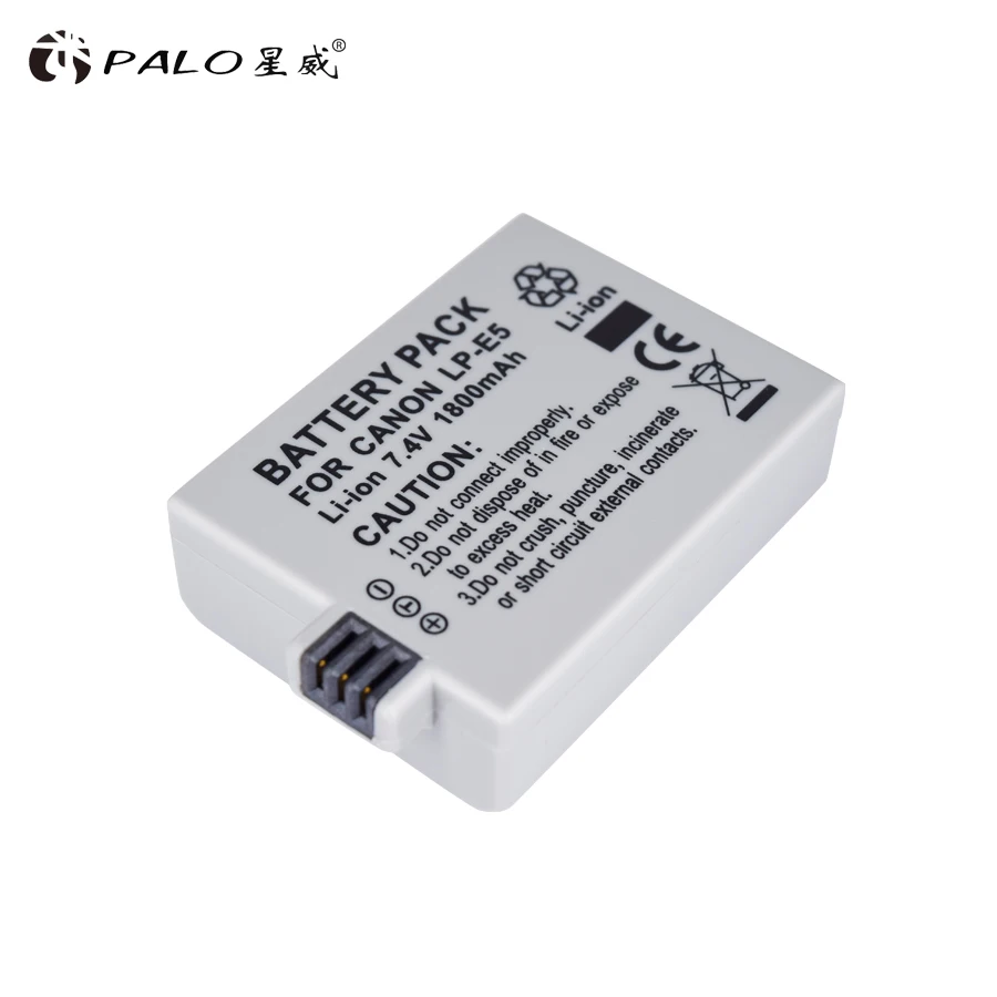 1-4 шт LP-E5 LPE5 LP E5 7,4 V 1800mah литий-ионный батарейный блок камеры для Canon Eos 450D 500D 1000D kiss X3 kiss F Rebel Xsi