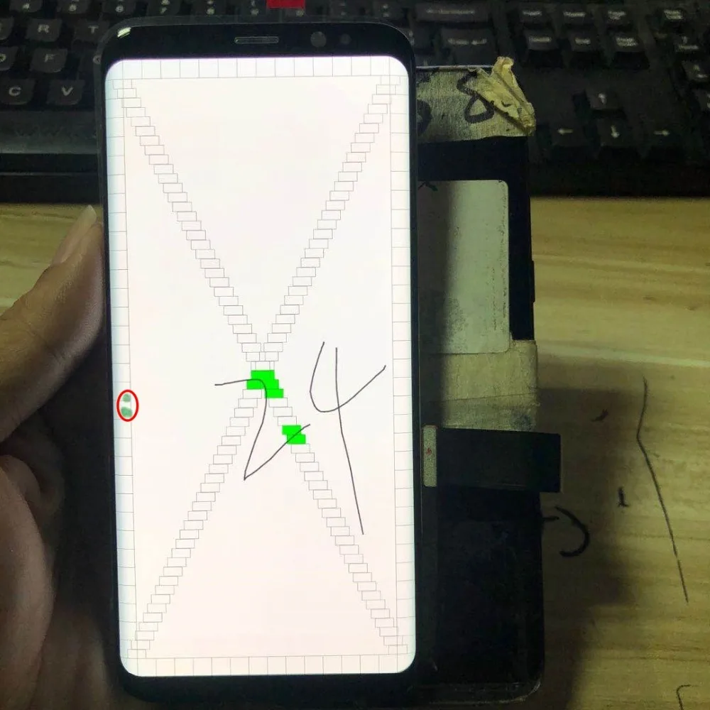 With Dead Pixels Original LCD For Samsung Galaxy S8 lcd G950 SM-G950F LCD Display Touch Screen Digitizer no Frame Assembly Part