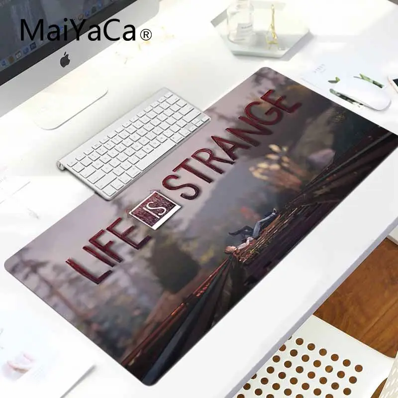 MaiYaCa Life Is Strange Keyboard игровые коврики для мыши Комфортный коврик для мыши игровой коврик для мыши - Цвет: LockEdge 30x80cm