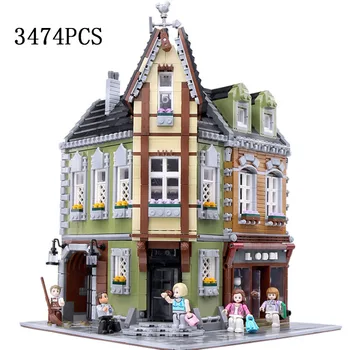 

City Street Building Toys The MOC Victor's Lab Assembly Building Toys Kids Christmas Gifts Building Blocks Bricks