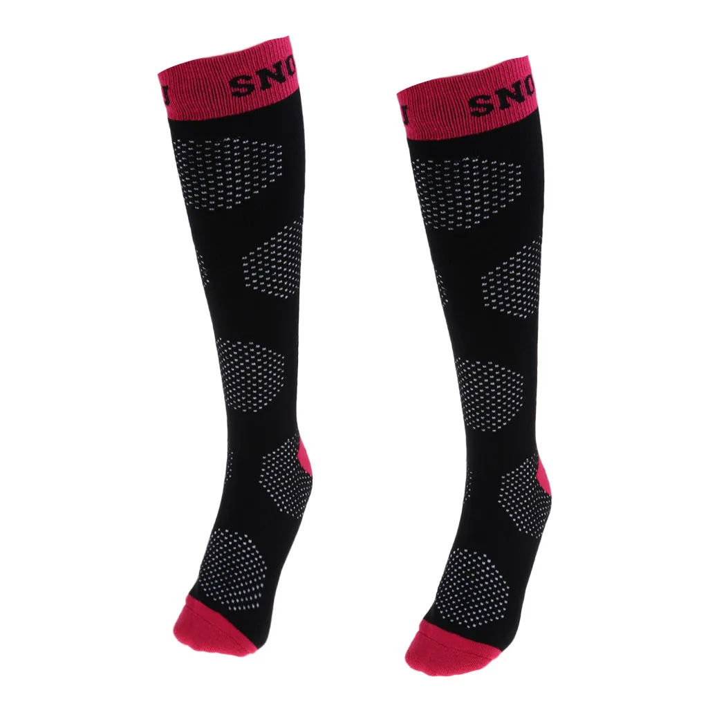 

Women Men Ski Socks Thick Padded Boot Thermal Winter Breathable Long Sock for Cold Weather