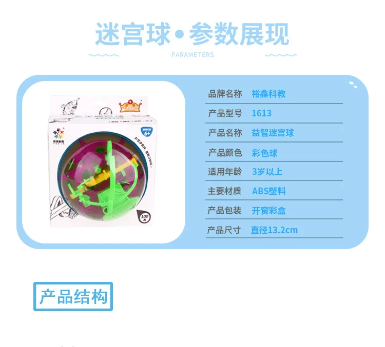 Yuxin научная образовательная игра дом космический Perplexus 3D лабиринт Chenghai игрушка 100 уровень напрямую от производителя