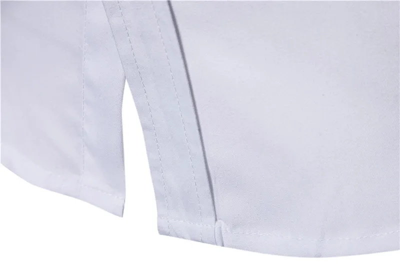Fashion Streetwear Male Shirts Street Dress Slim Smart Casual Shirts Fold Solid British Style Men Hombre Autumn Youth MOOWNUC