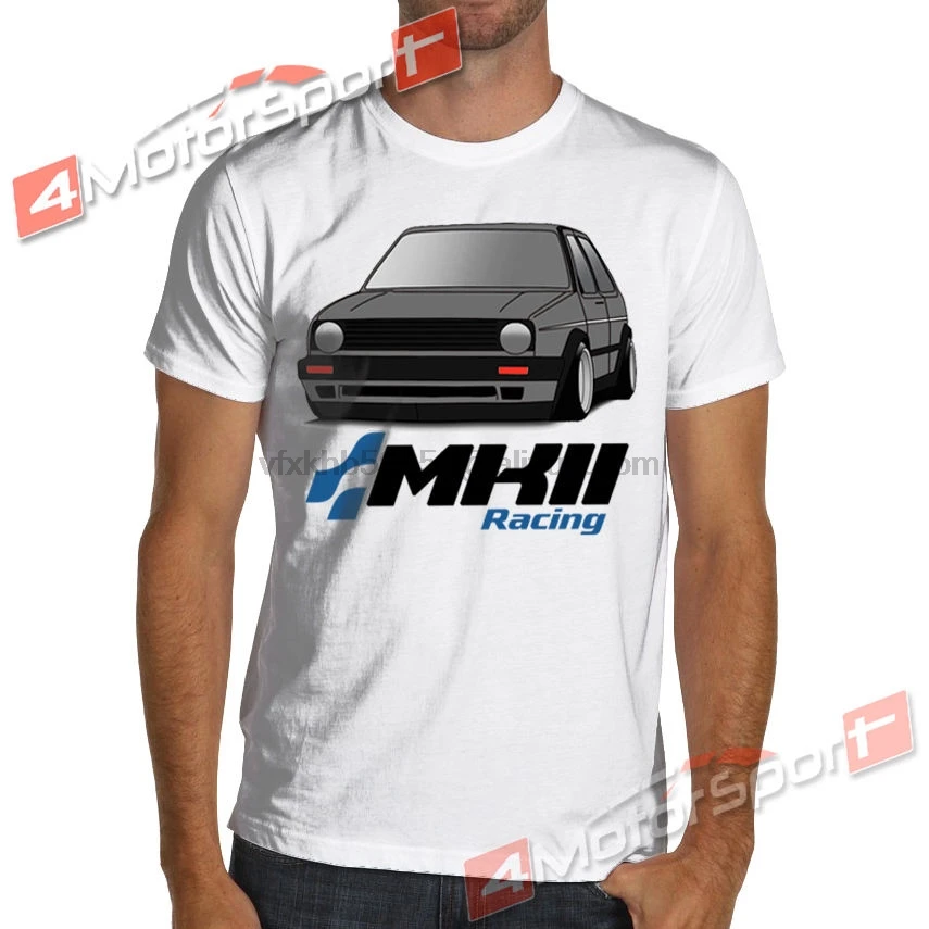 2019 New Fashion Cool Tee Shirt Golfs Mk2 Gti Racings T-Shirt Japanese car fans MKII Custom T-shirt | Мужская одежда
