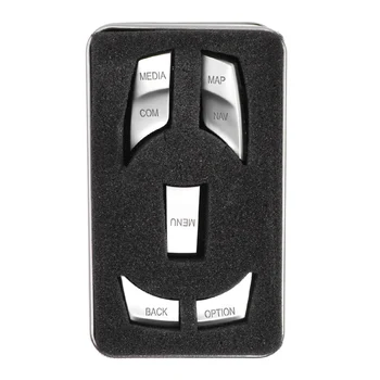 

For BMW 1 2 3 4 5 6 7 Series X1 X3 X4 X5 X6 3GT 5GT F30 F10 Chrome Plating ABS Drive Center Multimedia Button Cover Trim 100%New