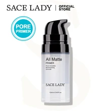 SACE LADY Face Primer Makeup Liquid Matte Base Make Up Oil Control Smooth Fine Lines Pore Cream Brighten Cosmetic Wholesale