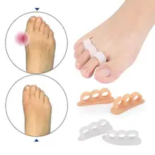 Силиконового геля разделитель для ноги уход для маникюра и педикюра, инструмент коррекция носка палец Spacer носилки выпрямитель для ногтей, для маникюра