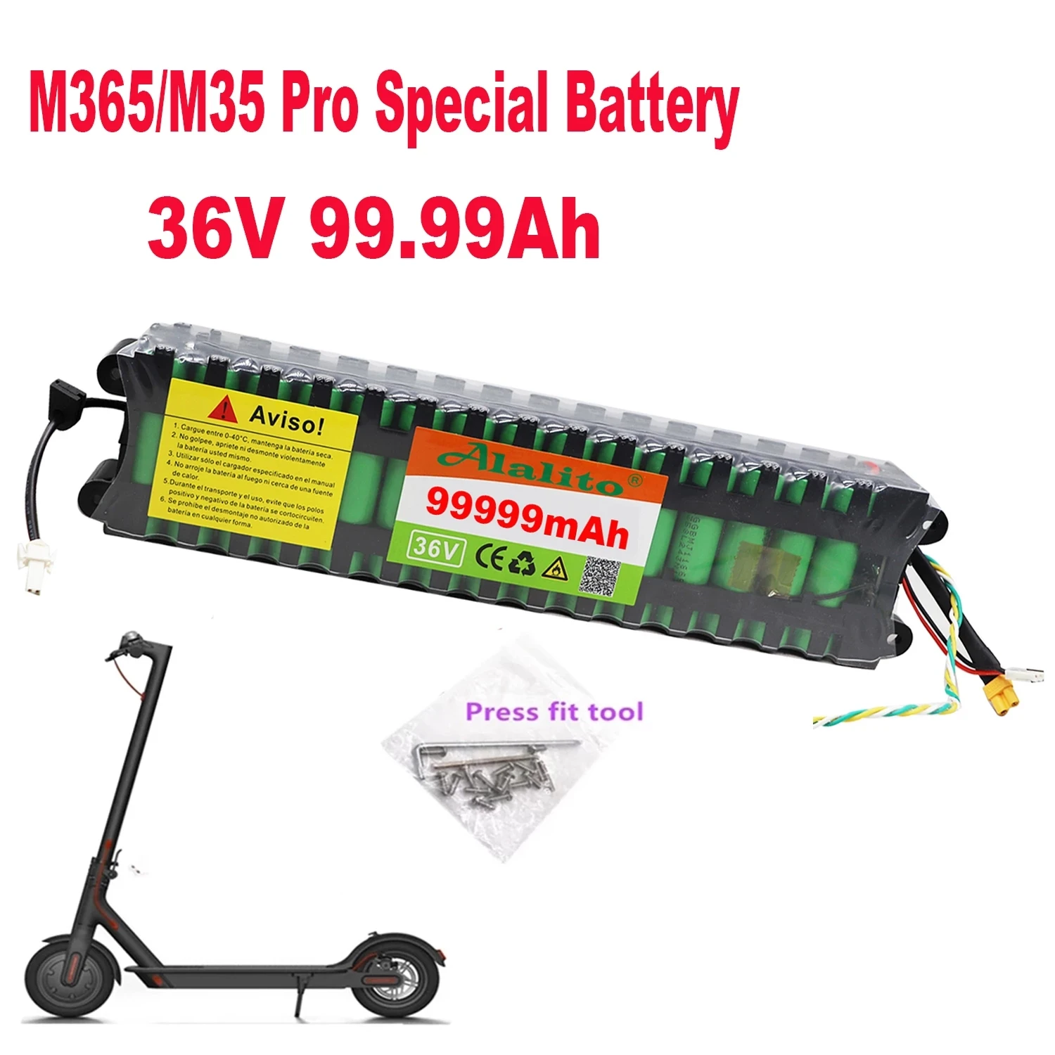 New Original 36v 30/60/99ah Battery For Special Battery Pack Of Xiaomi