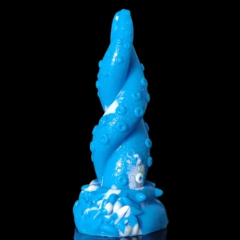 YOCY Silicone Octopus Anal Sex Toy Butt Animal Plug Tentacle Fantasy Dildo Masturbate For Women Men Orgasm Anus Beads 6