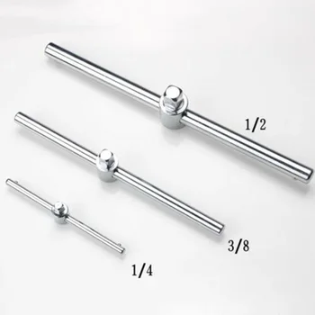 

Socket Wrench Extension Sliding Bar Connection Repair Tool 1/4" 3/8" 1/2" For Ratchet Driver Auto Repair