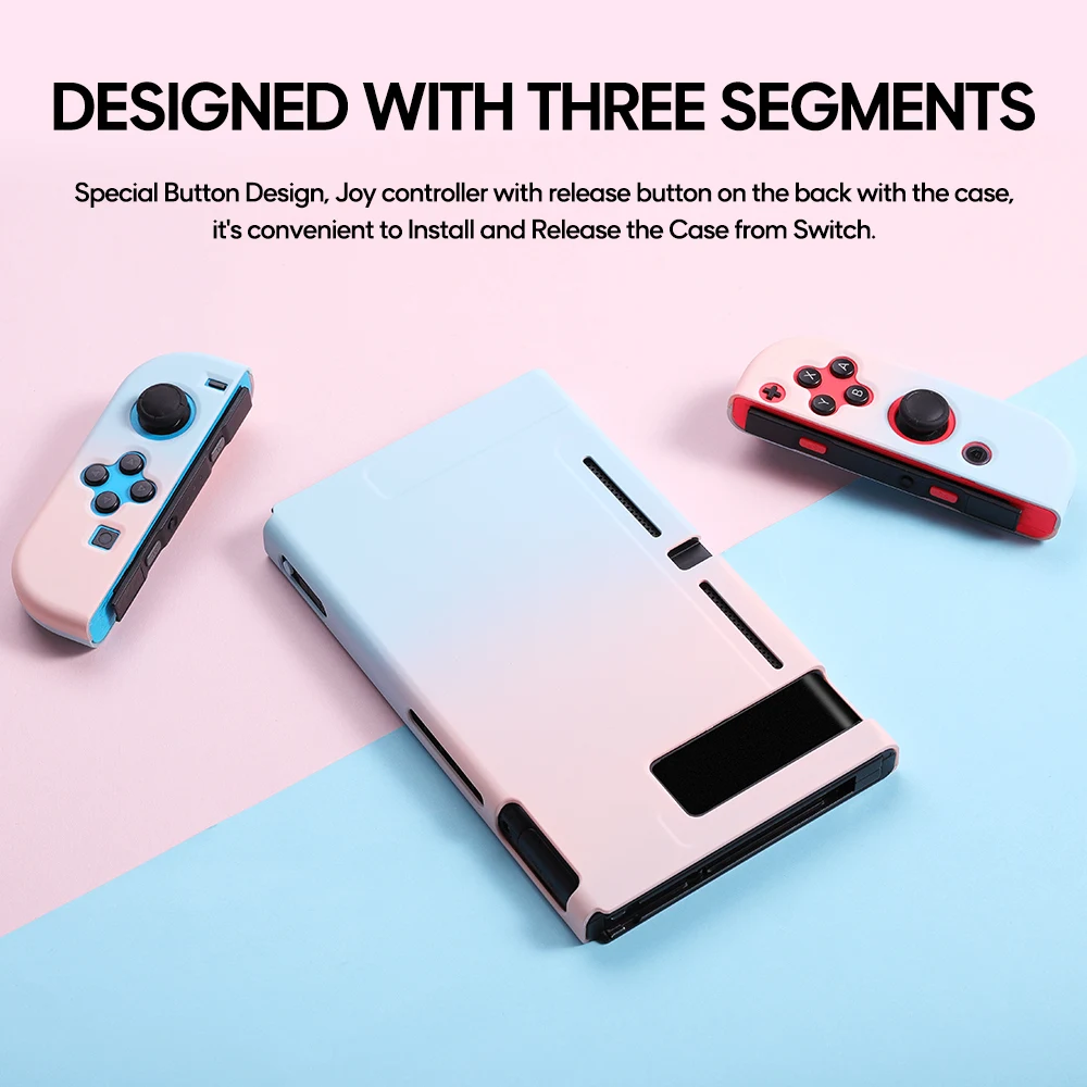 Protective Back Cover Shell Nintend Switch for Nintendos Switch Joy-Con Console Colorful Hard Case (5)
