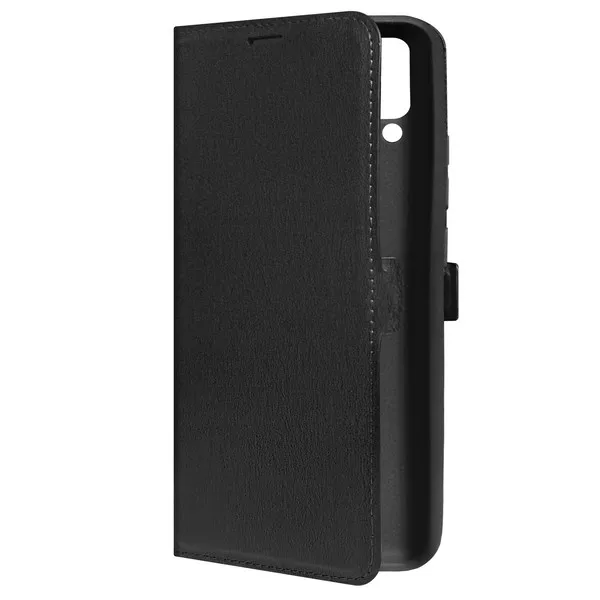 Krutoff/case flip krutoff eco book for realme C15 (реалми ц15), black case flip protection phone soft cover