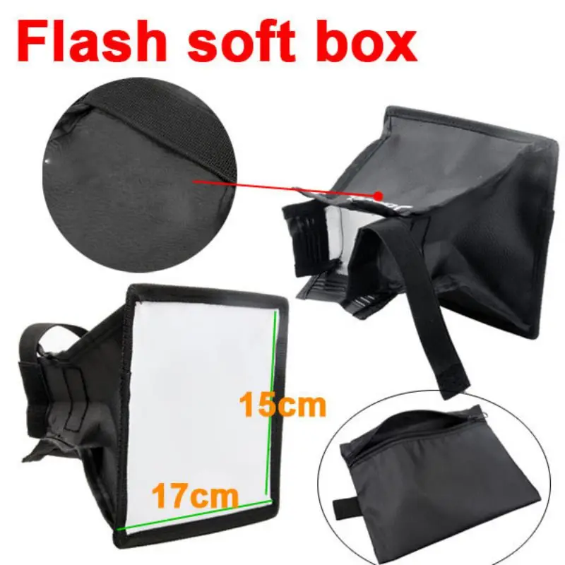 Refurbished Offer of  Professional Softbox Flash Reflector Diffuser Camera Photo Round Soft Square Light Box Photography 