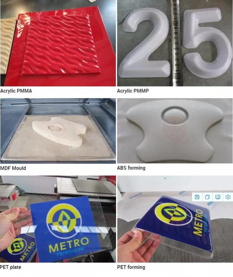 Acrylic sign vacuum heat forming machine for plastic/ABS vacuum thermoforming machine