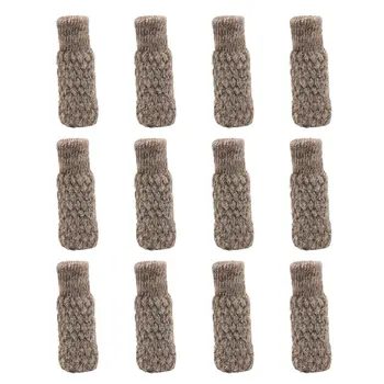 

12Pcs Stool Foot Cover Chair Leg Cover Protective Cover for Sofa Hotel