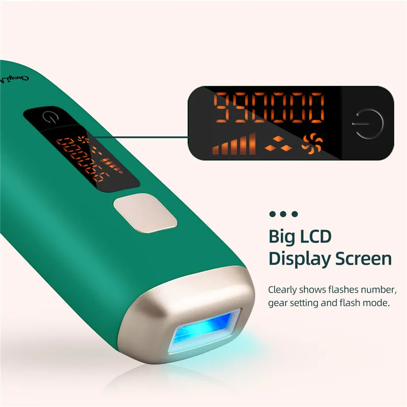 Ckeyin 990000 ipl depilação a laser depilador