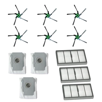 

6 Side Brush + 3 Filter Suitable + 3 Dust Bag for IROBOT ROOMBA S9 S9+ Sweeping Robot Vacuum Cleaner Accessories