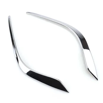 

Fit for Atenza M6 GJ CHROME 2013 2014 2015 2016 Front Fog Light Lamp Cover Eyebrow Eyelid Garnish Streamers Outer Fog light Trim