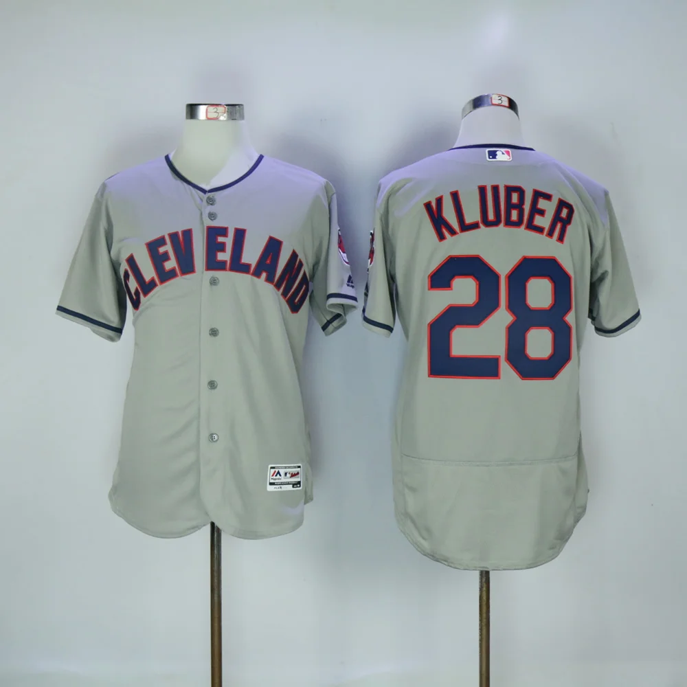 AS PICTURE Мужчины Кливленд Франсиско Линдор Jim Thome Corey Kluber Jason Kipnis FLEX& Cool базовый плеер Джерси camiseta maillot BHR01 - Цвет: AS PICTURE