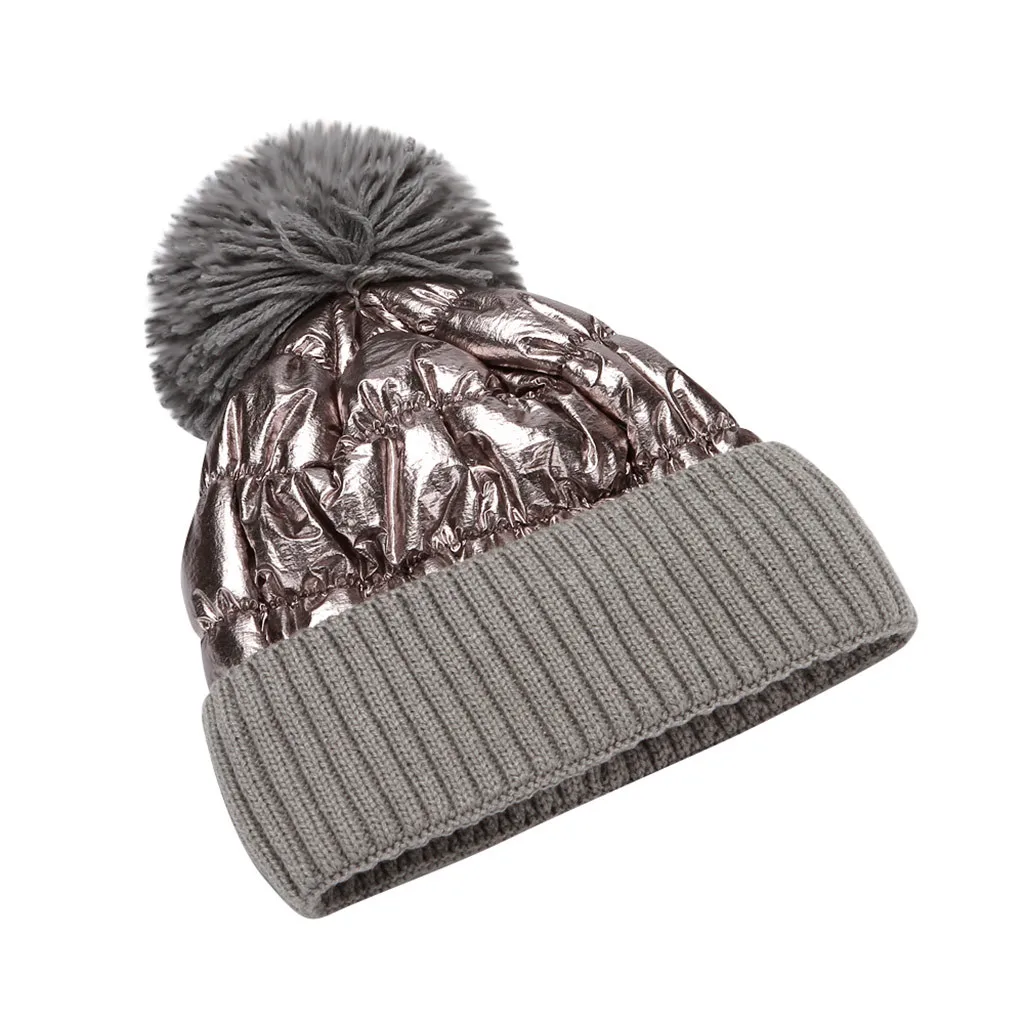 Мода czapka zimowa женская шапка chapeu зимняя шапка invierno воротник плюс дикая Толстая вязаная теплая шапка бини капот femme hiver# C10 - Цвет: Gray