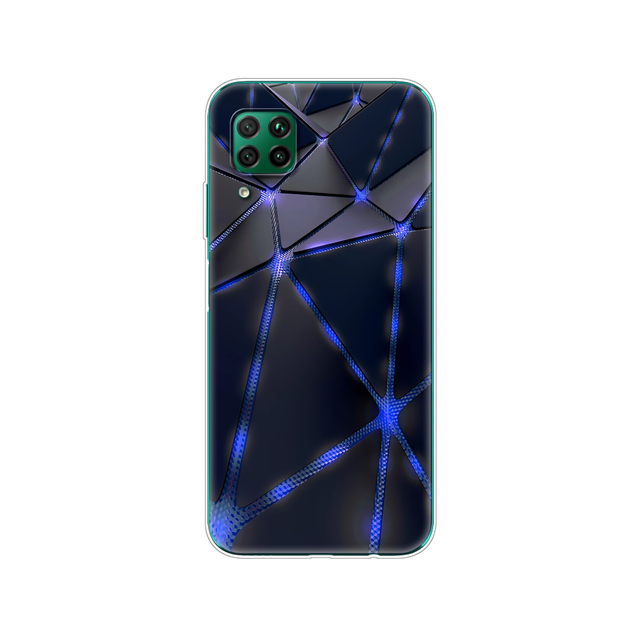 For Huawei P40 Lite 4G 5G Soft TPU Silicon Phone Cover For Huawei P40 Lite E P40Lite Bumper Coque Skin shockproof black