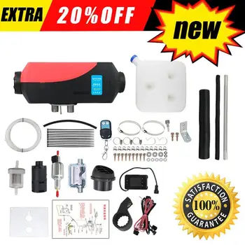 

12V/5KW Parking Fuel Heater LCD Display With Remote Control Diesel Air Heater Universal Parking Fuel Heater