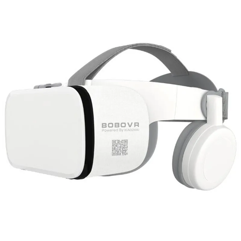 BOBO VR Z6 Bluetooth 3D Glasses Virtual Reality Box Google Cardboard Stereo Mic Headset Helmet for 4.7 6.5″ Smartphone+Joystick|3D Glasses/ Virtual…