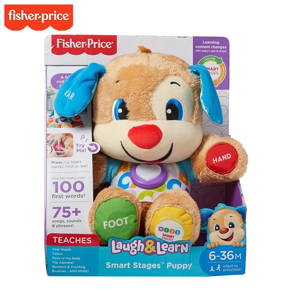 Details about  / Fisher-Price Laugh Learn Smart Stages Puppy 100 Words 75 Songs Phrases /& Sounds
