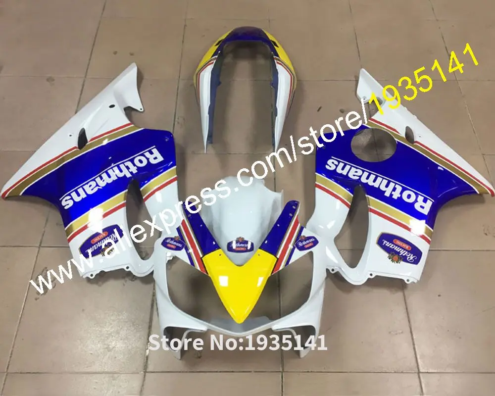 Комплект обтекателей для Honda CBR600 F4i 2004-2007 CBR 600 04-07 Белый Желтый Синий