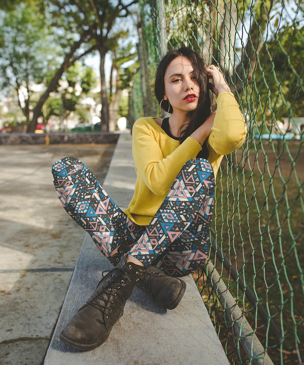 Sissycos Wanita Aztec Print Legging 