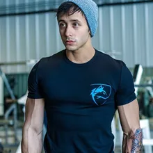 Новинка ALPHALETE Футболка-Стрингер Мужская Спортивная Футболка бодибилдинг и Фитнес Мужская майка повседневная мужская футболка