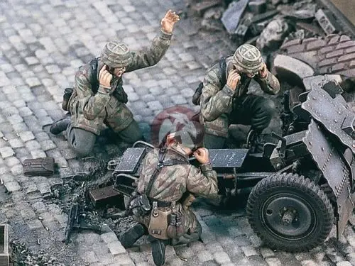1/35 резиновая Модель Строительный комплект фигурка группа экипажа | Игрушки и