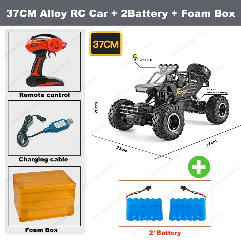2020 New RC Car 1:12 4WD Updated Version 2.4G Radio Control RC Car Trend Toys Remote Control Car Off-Road Trucks Toys for Childr off road remote control car RC Cars
