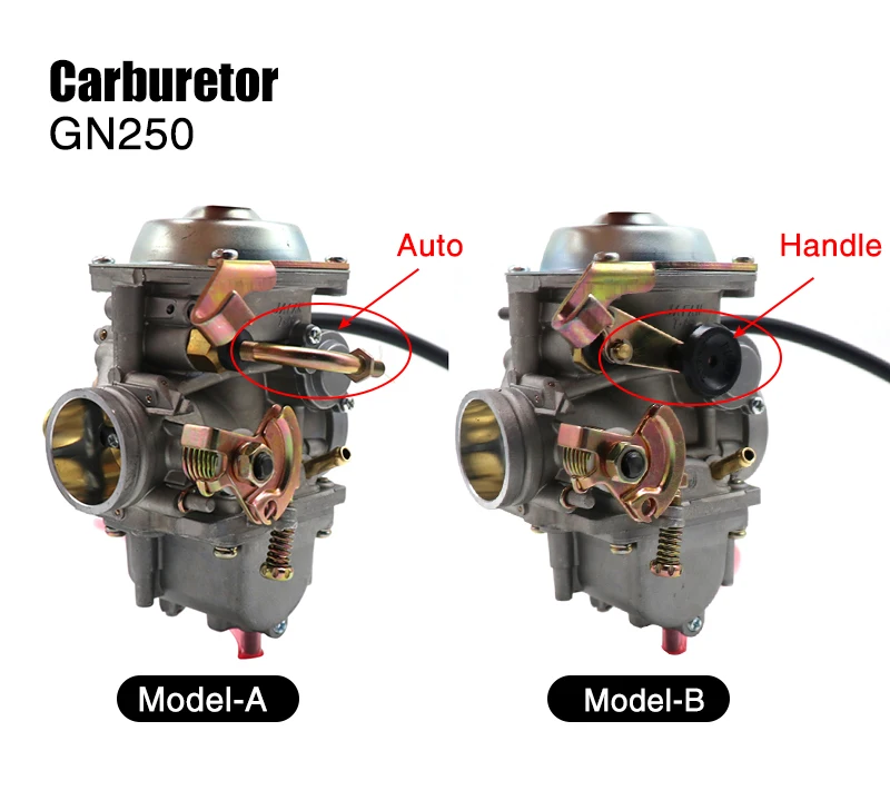 PD34J 34mm Auto Choke Carburetor For 300CC-400CC Engine For Suzuki GN250 For Roketa Jianshe JS400-7 Hensim HS400 Scout - - Racext 14