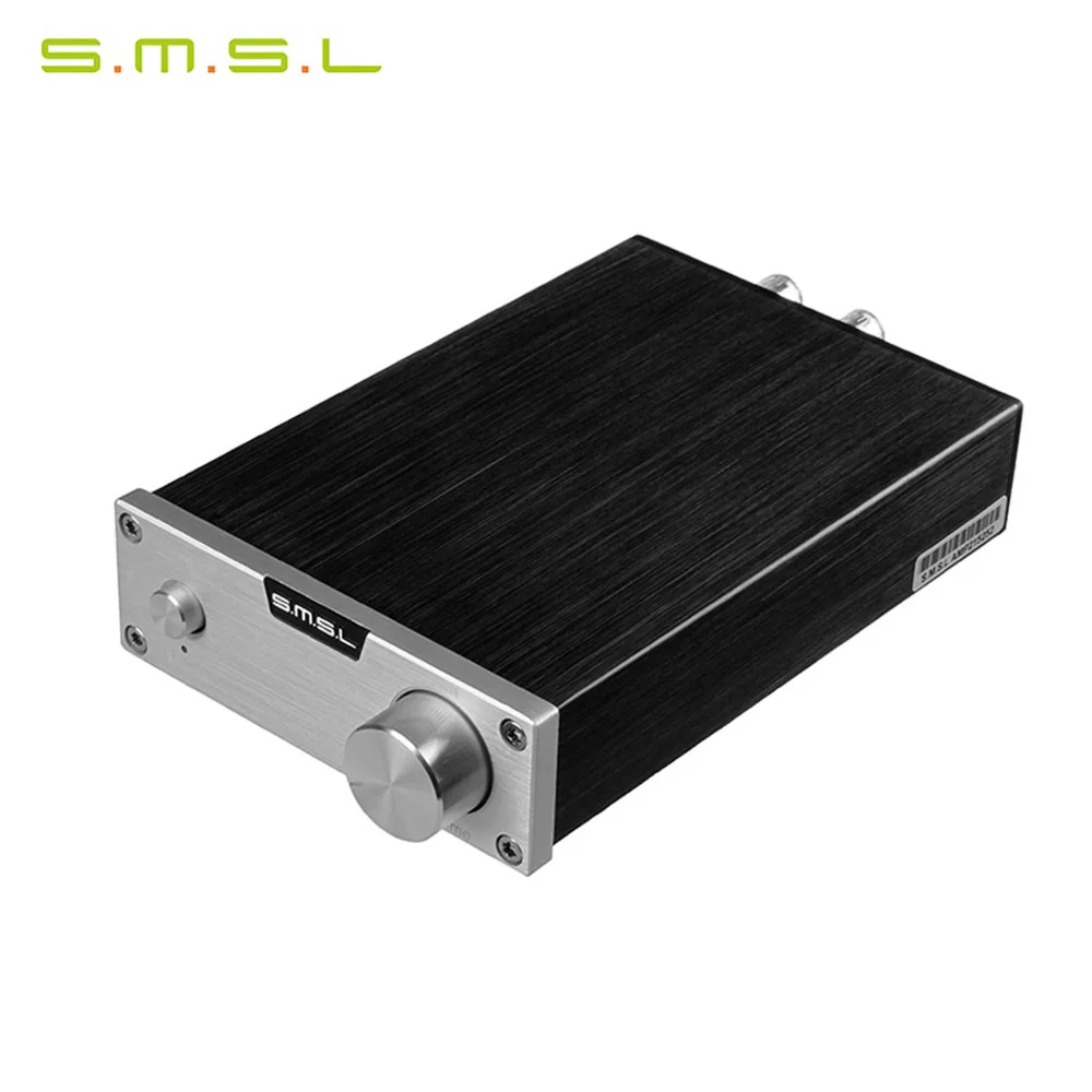 S.M.S.L SA-98E профессиональный стерео HiFi цифровой динамик аудио усилитель Amp TDA7498E с адаптером питания Алюминиевый Чехол