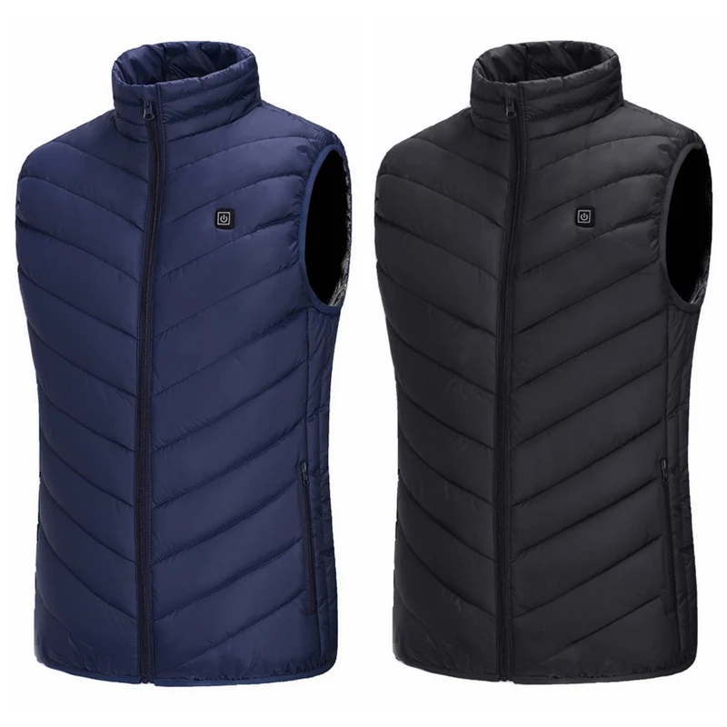 

Outdoor Electric Heated Vest USB Heating Vest Winter Thermal Men's Cloth Feather Camping Hiking Warm Hunting Jacket