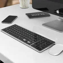 Беспроводная Bluetooth Клавиатура Для iMac Pro полноразмерная клавиатура для Macbook Air Bluetooth клавиатура для ipad Pro