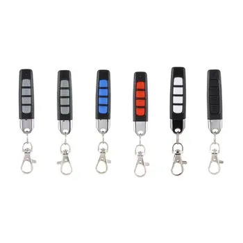 

4 Key Buttons Garage Gate Door Remote Control 433MHZ Auto Pair Copy Remote Garage Door Opener Remote Control Duplicator