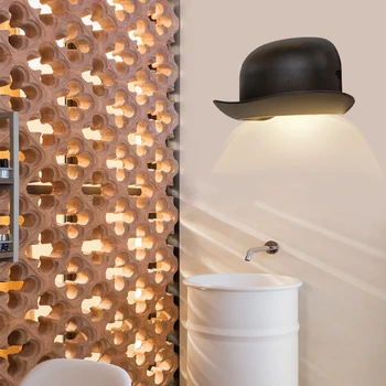 

Aisle Wall Lamp Hat Shape 10W LED Outdoor Waterproof IP65 Wall Light Garden Landscape Decorative Lighting Aluminum Cap