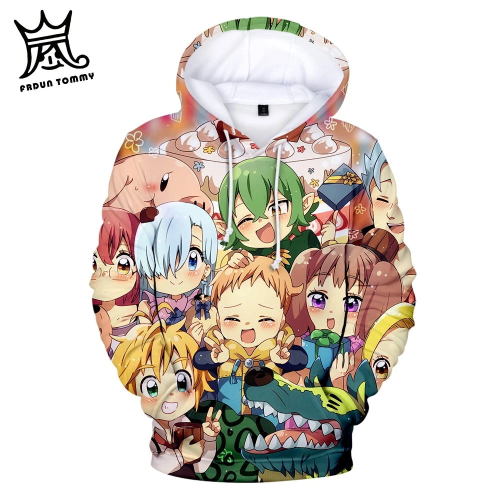  The Seven Deadly Sins Meliodas 3D Cool Hoodies Sweatshirt Women/Men's Japan anime casual hoodie fas