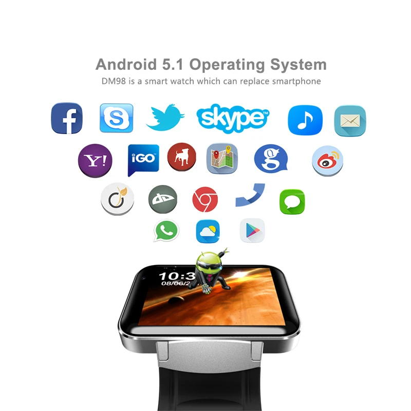 GEJIAN LEM4 PRO 2,2 дюймов 3g Смарт часы Android Поддержка sim-карты 1.3MP камера сердечного ритма 1200 мАч аккумулятор для умных часов для мужчин