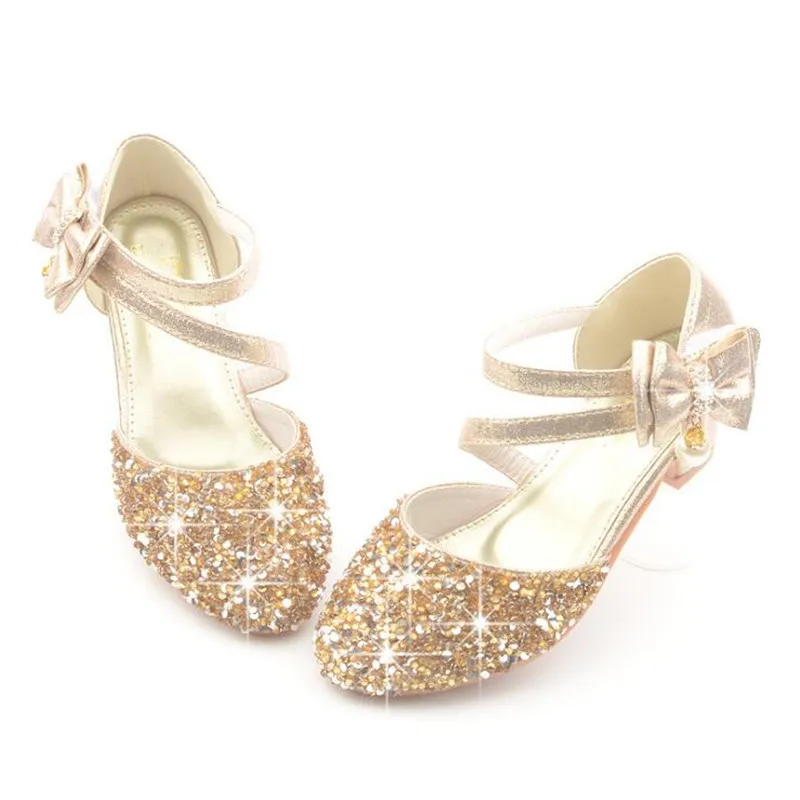 girls glitter high heels