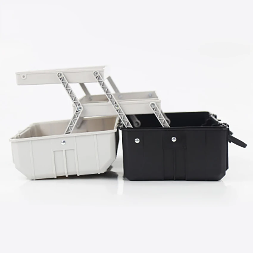 17 Inch Three Layer Plastic Foldable Toolbox Household Maintenance Electrician Tool  Storage Case Multi-functional Box